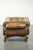 English Chesterfield Ottoman in Cowhide Leather on Wheels For Sale - Image 3 of 13