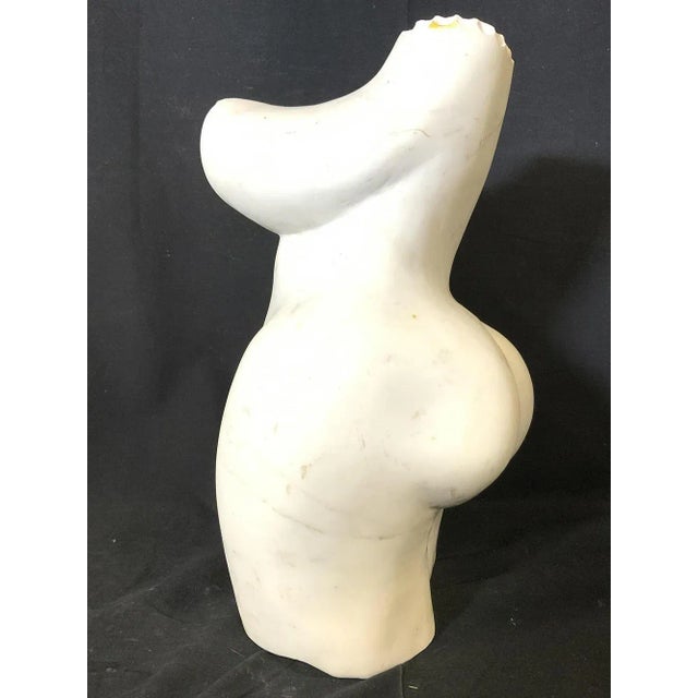1930s 1930s Art Deco Marble Female Nude Sculpture Signed Gennarelli For Sale - Image 5 of 7