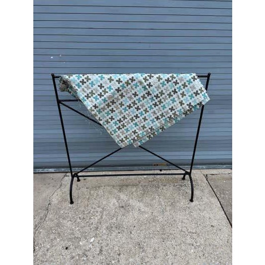 Tony Paul Mid-Century Modern Iron Quilt Stand Inspired by Tony Paul, 1960 For Sale - Image 4 of 6