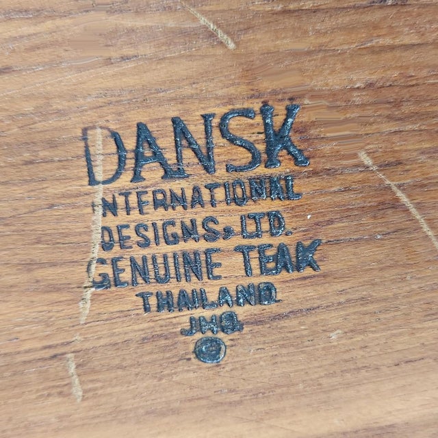 1970s Dansk Large Teak Wood Bowl Designed by Jens H. Quistgaard For Sale - Image 9 of 9