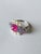 Set in 18k Gold, Tourmaline, Multi Sapphires, Freshwater Pearls & Diamonds Ring, Size 6 For Sale - Image 4 of 10