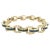 Vintage 18K Gold Bracelet with Channel-Set Sapphires and Pavé Diamonds, 1980s For Sale - Image 10 of 12