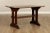 High Quality Antique Early 20th Century Oak Trestle Library Table or Writing Desk By Gustav Stickley (Not Labeled)