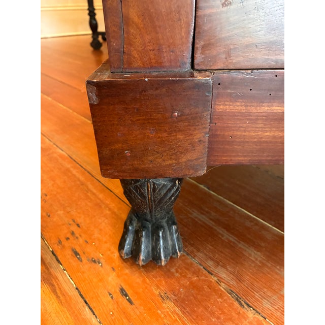 Early 19th Century Petite Empire Commode on Paw Feet For Sale - Image 9 of 11