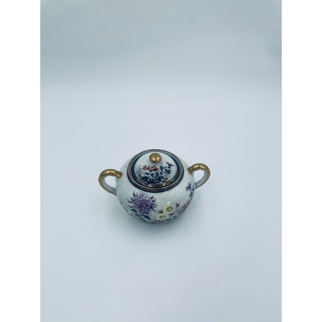 Porcelain Sugar Bowl Japan Kutania, 1975 For Sale - Image 4 of 12