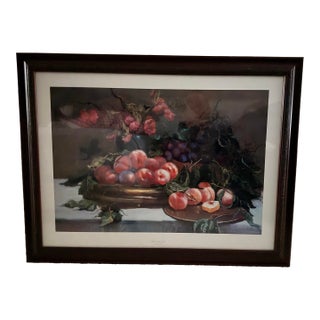 Modern Louisa Li “Still Life With Peaches” Print For Sale