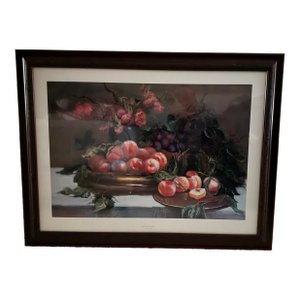 Modern Louisa Li “Still Life With Peaches” Print