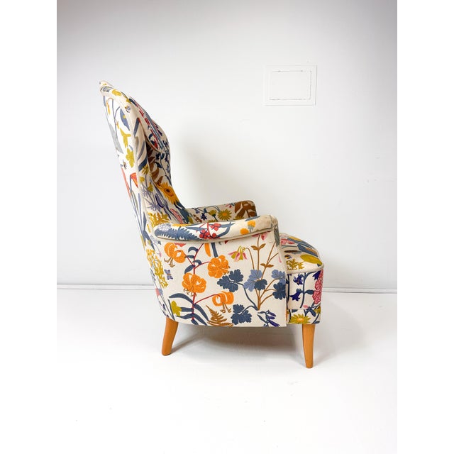 Mid-Century Modern Carl Malmsten "Farmor" Lounge Chair For Sale - Image 3 of 9