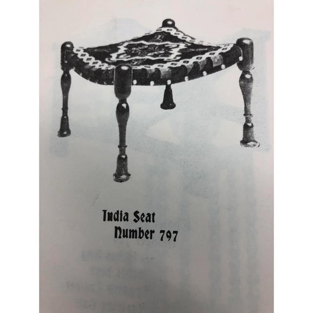 Early Gustav Stickley "India Seat" Stool or Ottoman, Circa 1900 For Sale - Image 10 of 11