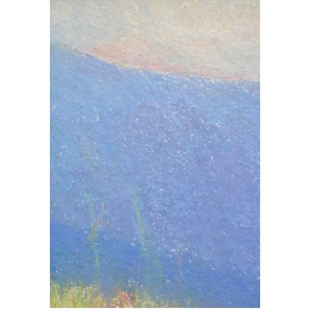 Impressionist Larry Horowitz American Modernist Mountain Landscape Pastel Drawing, 1988 For Sale - Image 3 of 13