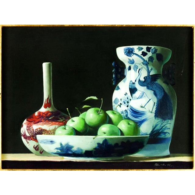 Contemporary Zhang Wei Guang, Still Life, 2008, Oil Painting on Canvas, Framed For Sale - Image 3 of 5