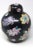 Chinoiserie Black Hand-Painted Ginger Jar With Flowers For Sale - Image 3 of 11