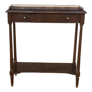 Traditional Mahogany Console Table by Leighton Hall - Showroom Sample For Sale