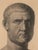 Grand Tour Antique 18th Century Italian Grand Tour Copperplate Engraving of Roman Bust, Attributed to Domenico Campiglia For Sale - Image 3 of 16