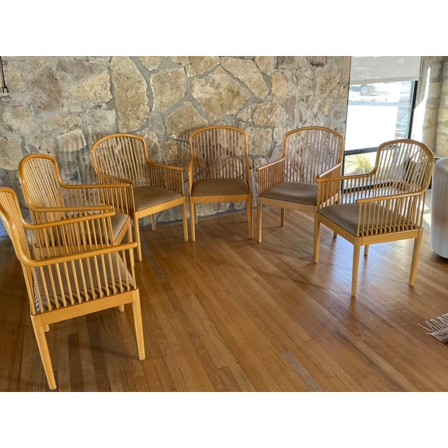 Stendig Vintage Mid Century Modern Andover Arm Chairs by Davis Allen for Stendig For Sale - Image 4 of 6