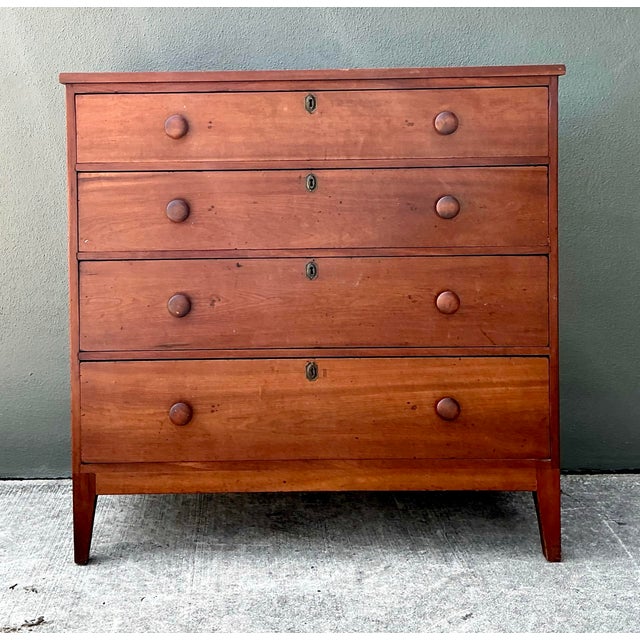 Vintage Shaker Style Four Drawer Dresser For Sale - Image 11 of 12