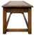 Early 20th Century Antique English Edwardian Carved Golden Oak Coffee Table For Sale - Image 6 of 8