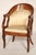 Neoclassical Pair of Charles X Gondola Form Bergeres For Sale - Image 3 of 11