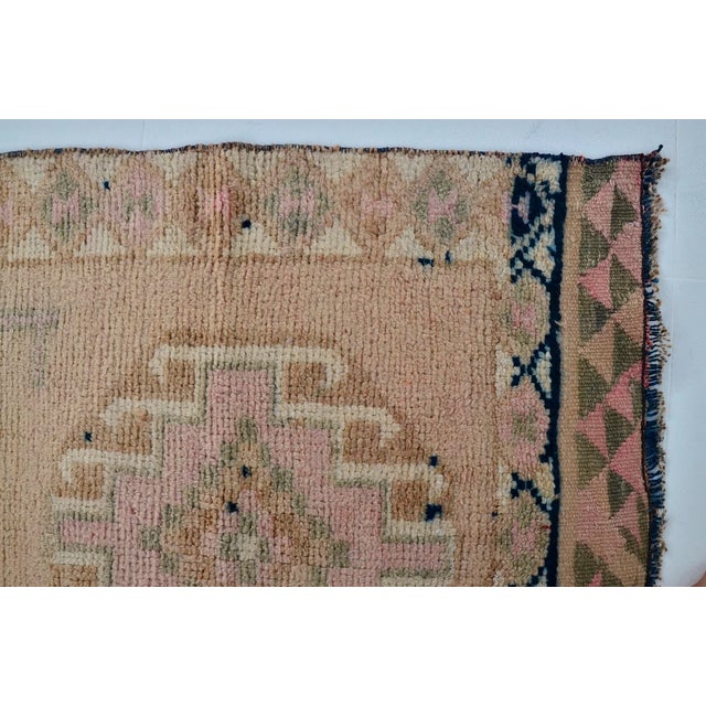 Decorative Handknotted Wool Runner For Sale - Image 10 of 10