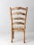 Brown Vintage Ladder Back Chair For Sale - Image 8 of 10