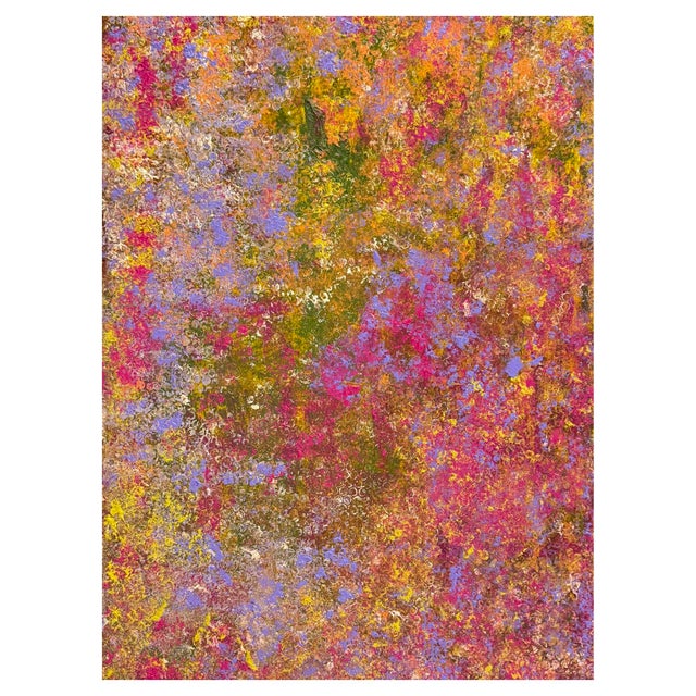 Textile Sharon Cannon "Giverny Ii" Abstract Oil Painting Color Field Canvas La Artist For Sale - Image 7 of 18