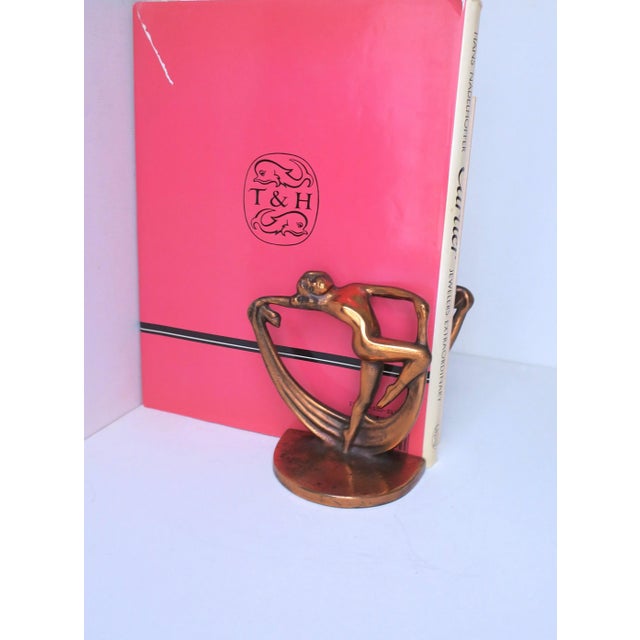 Art Deco Bookends Female Figure, Circa Early 20th Century, Pair For Sale - Image 4 of 10