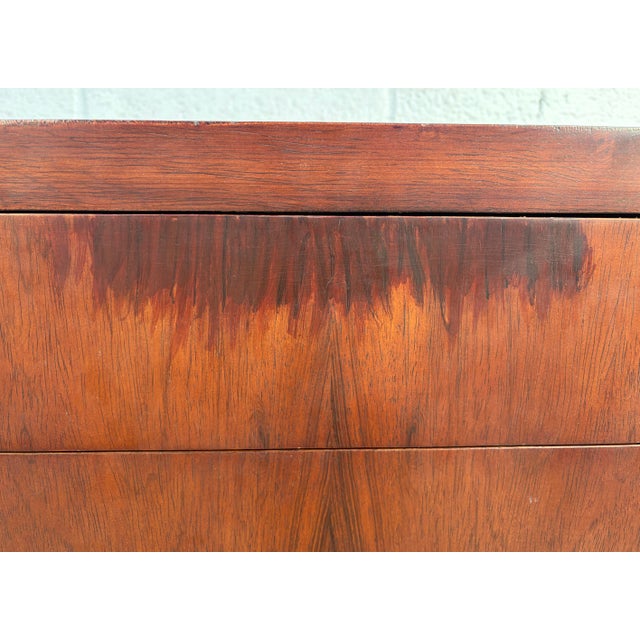 Mid 20th Century Danish Rosewood and Chrome Credenza For Sale - Image 9 of 14