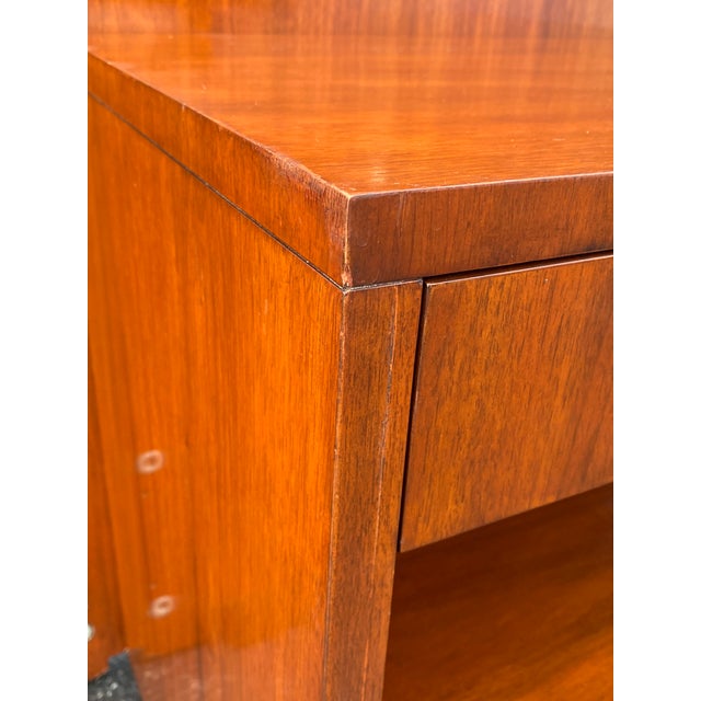 1990s Ralph Lauren Home Hollywood Collection Modern Queen Headboard and Nightstand For Sale - Image 11 of 15