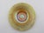 Matched set of four Quezel iridescent gold art glass finger bowls & underplates, circa 1910. Queens, NY. Art Nouveau....