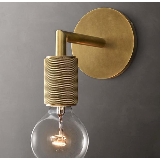 Restoration Hardware Utilitaire Socket Sconce | Chairish
