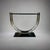 Mid-20 Century French Art Deco Round Chrome Black Side Table For Sale - Image 9 of 10