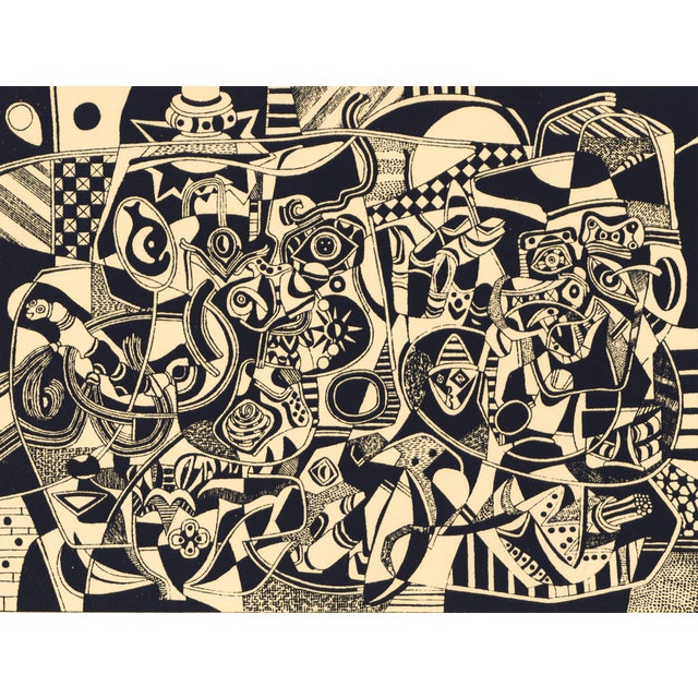 Original silkscreen print by Steve Wheeler from the limited edition of 513 monograph "Hello Steve" published in 1947. Each...