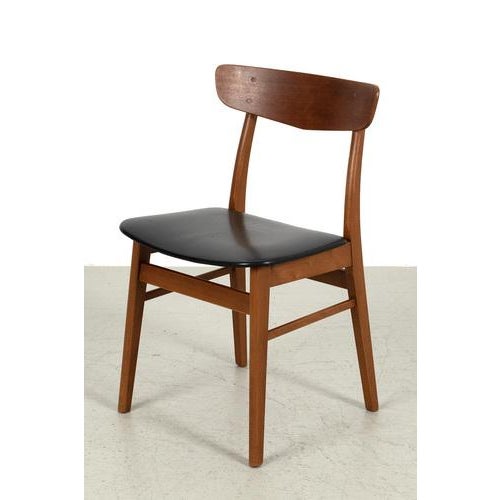 Beautiful set of 4 vintage dining room chairs by farstrup møller from denmark, 1960s. The chairs are made of teak with...