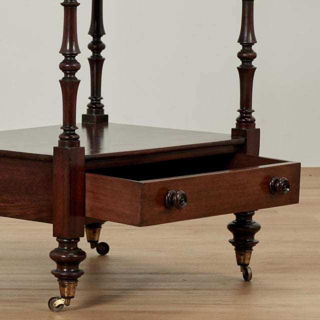 Brown Antique English Etagere or Whatnot For Sale - Image 8 of 11