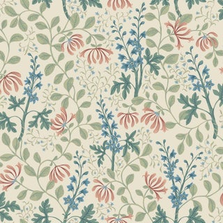 Boråstapeter Trädgårdsfröjd Wallcovering In Natural For Sale