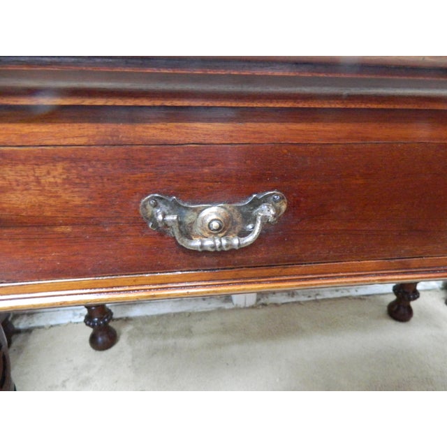 Victorian Desk Table in Mahogany For Sale - Image 12 of 18