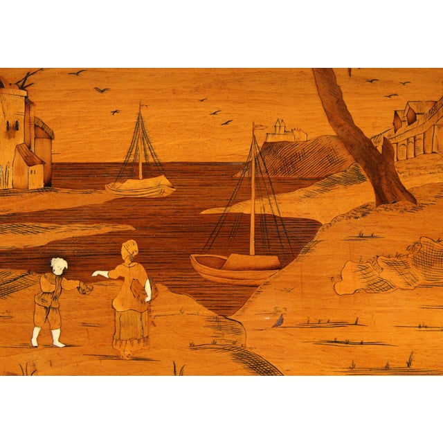 18th Century Louis XVI German Marquetry Secretaire, 1790s For Sale - Image 4 of 18