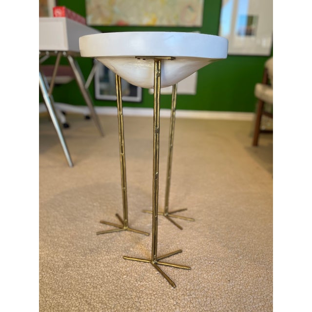 Modern Wooden Top Handcrafted Drink Table For Sale - Image 3 of 7