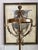 Art Deco Vintage Gilt-Toned Metal Coat and Hat Rack For Sale - Image 3 of 7