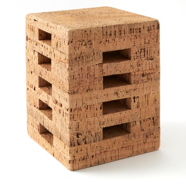 Short Cork Stool For Sale - Image 4 of 5