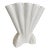 Mid 20th Century Art Deco Speckled Cream Gladiolus Vase For Sale
