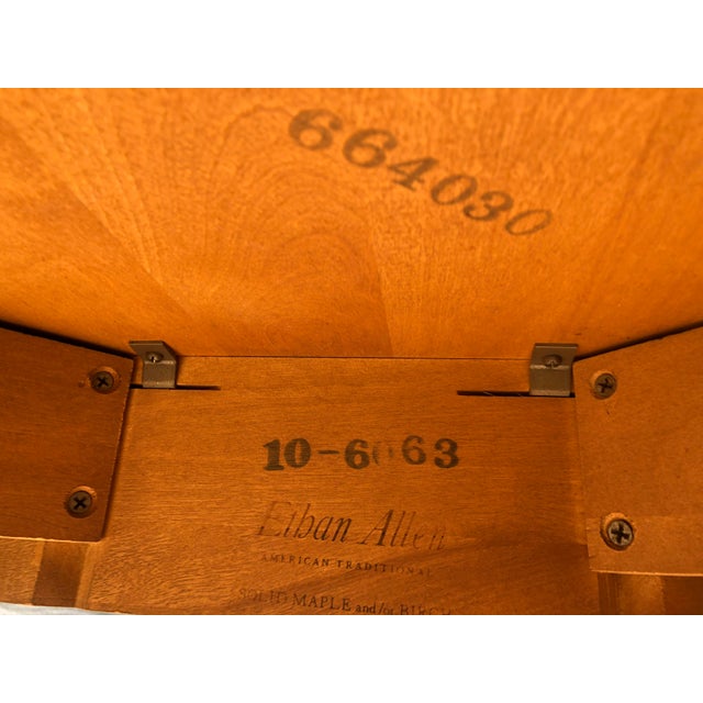 Vintage Ethan Allen Maple Drop Leaf Harvest/Dining Table Chairish