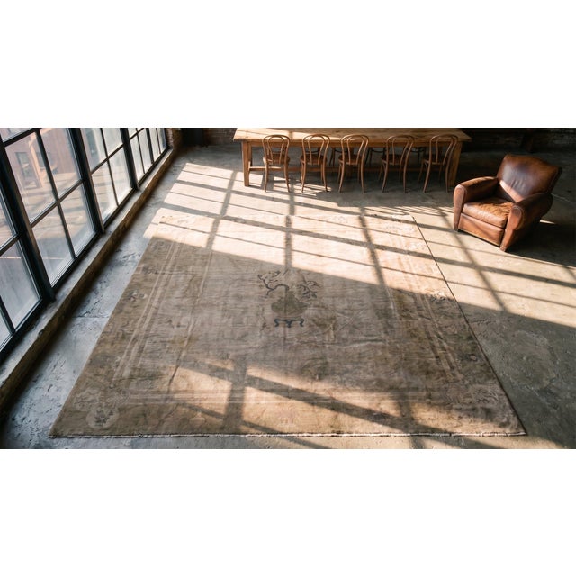 Gray Early 20th Century Chinese Peking Carpet ( 12' x 12' - 366 x 366 ) For Sale - Image 8 of 9