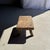 Wood Small Vintage Side Stool in Teak, 1980s For Sale - Image 7 of 11