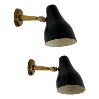 Vintage Wall Lamps, 1950s, Set of 2 For Sale