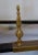 Antique American Brass Andirons - A Pair For Sale - Image 4 of 4