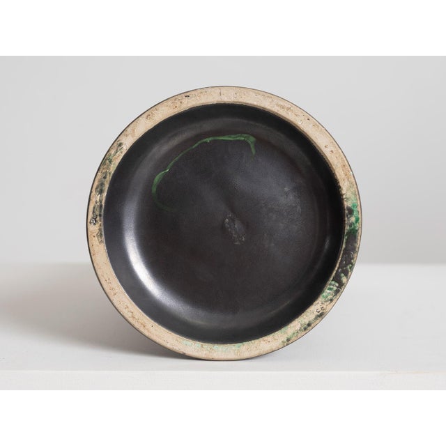 Postmodern Stepped Series Vase in Enameled Ceramic by Ettore Sottsass, 1990s For Sale - Image 3 of 9