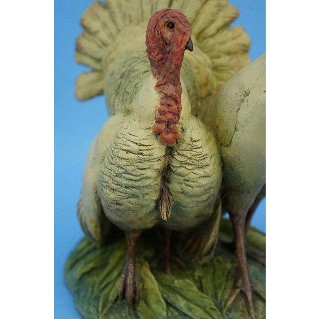 20th Century Stoneware Turkeys Figurine by Guido Cacciapuoti, Italy For Sale - Image 14 of 18