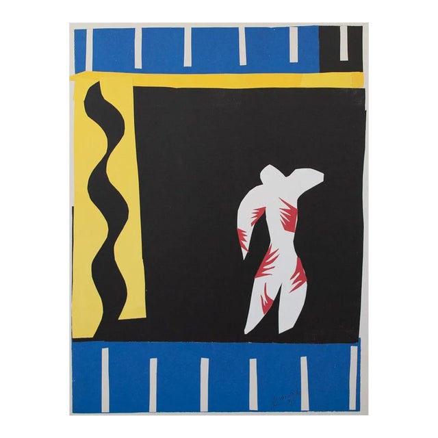 After Henri Matisse "The Clown" First German Edition Poster For Sale