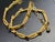 Trifari MCM Jewelry by Trifari "Twisted Cord" Golden Rope Link Choker Necklace For Sale - Image 4 of 8